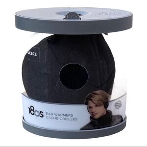 180s Men's Tec Fleece Ear Warmer Black New In Box